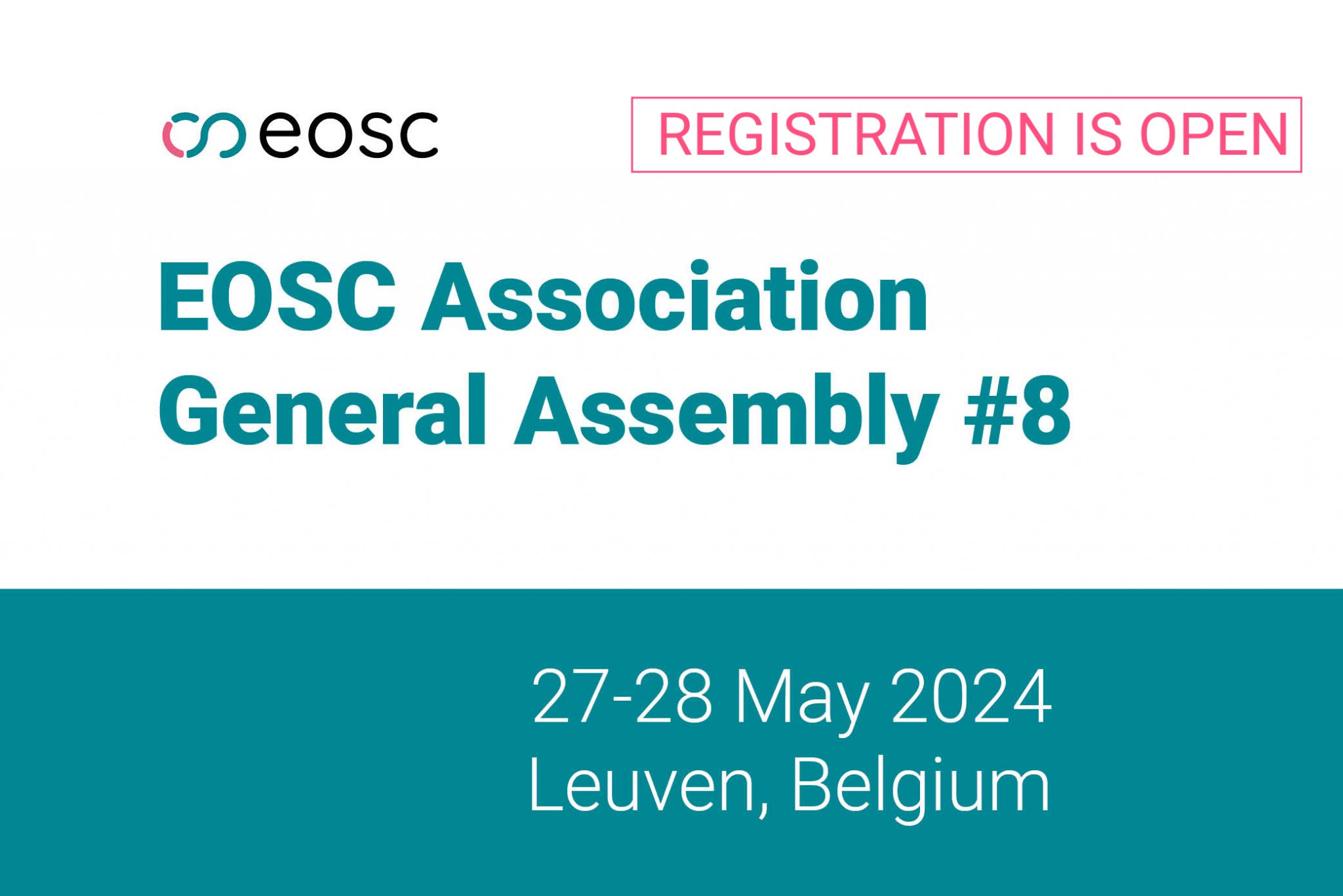 EOSC Association General Assembly #8. 27-28 May 2024. Leuven, Belgium.